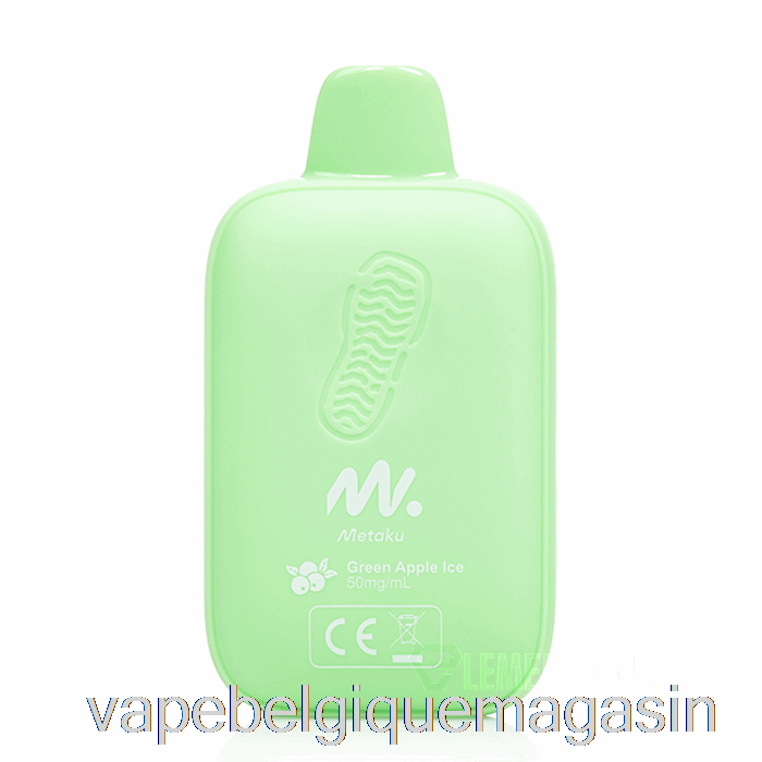 Vape Jetable Metaku Moonwalk 9000 Glace Pomme Verte Jetable